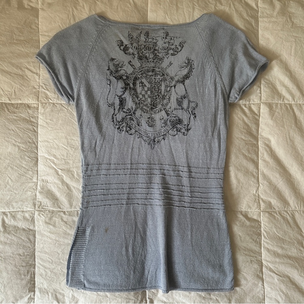 Y2K juicy couture like babydoll top